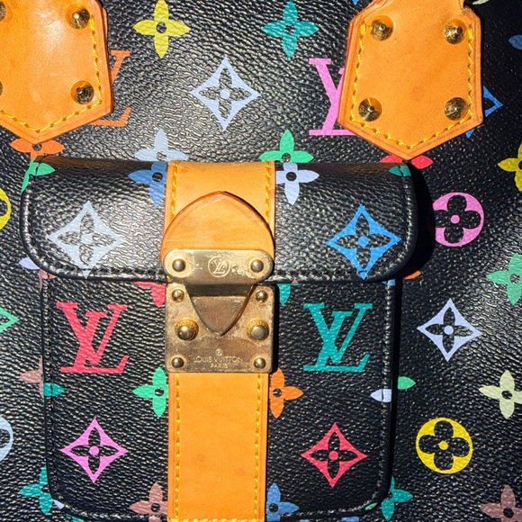 LV Multicolor Monogram Handbag speedy gold - Picture 6 of 12